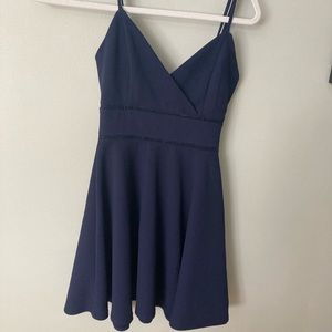 Jun and Ivy navy dress (bought at francescas).